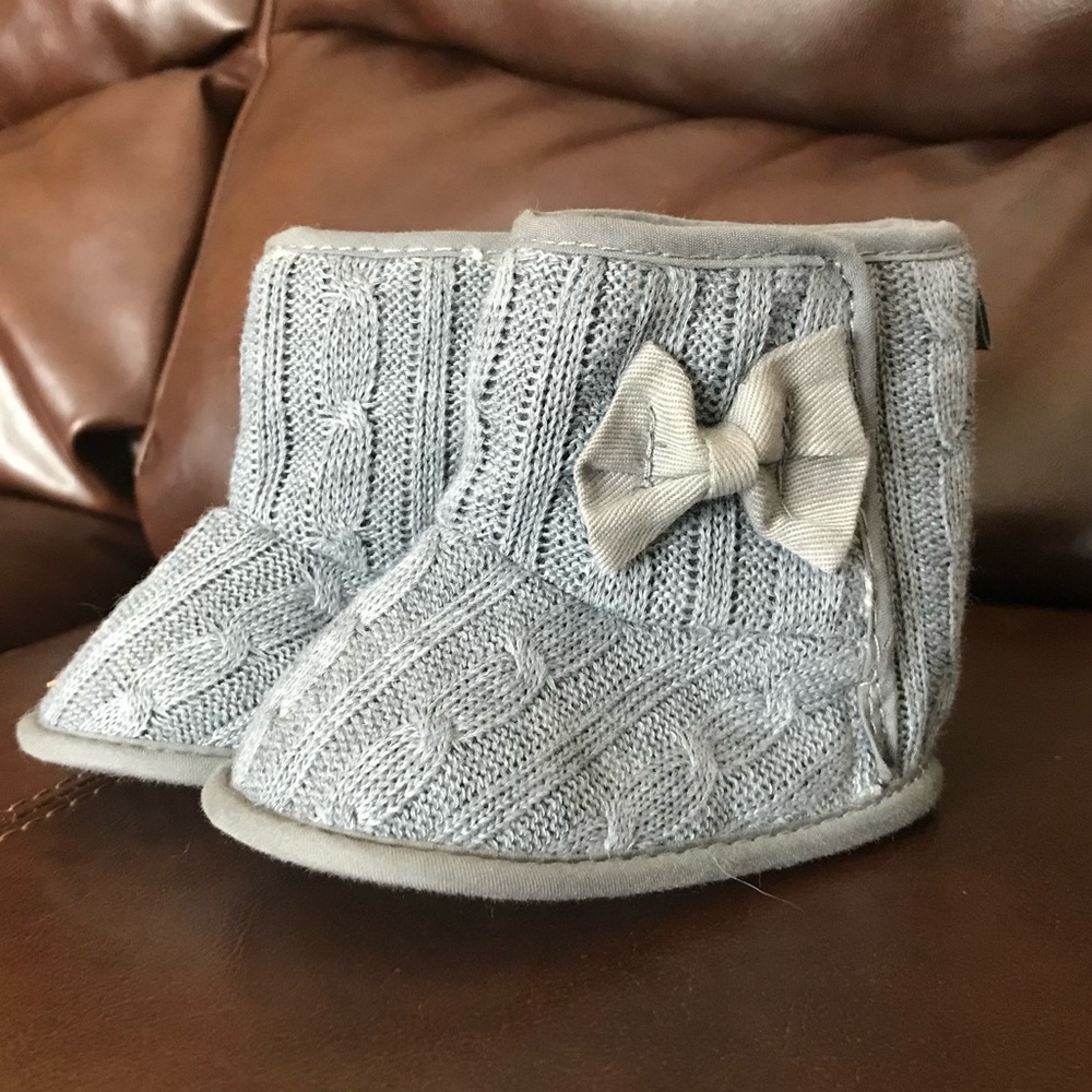 Grey Infant Boots